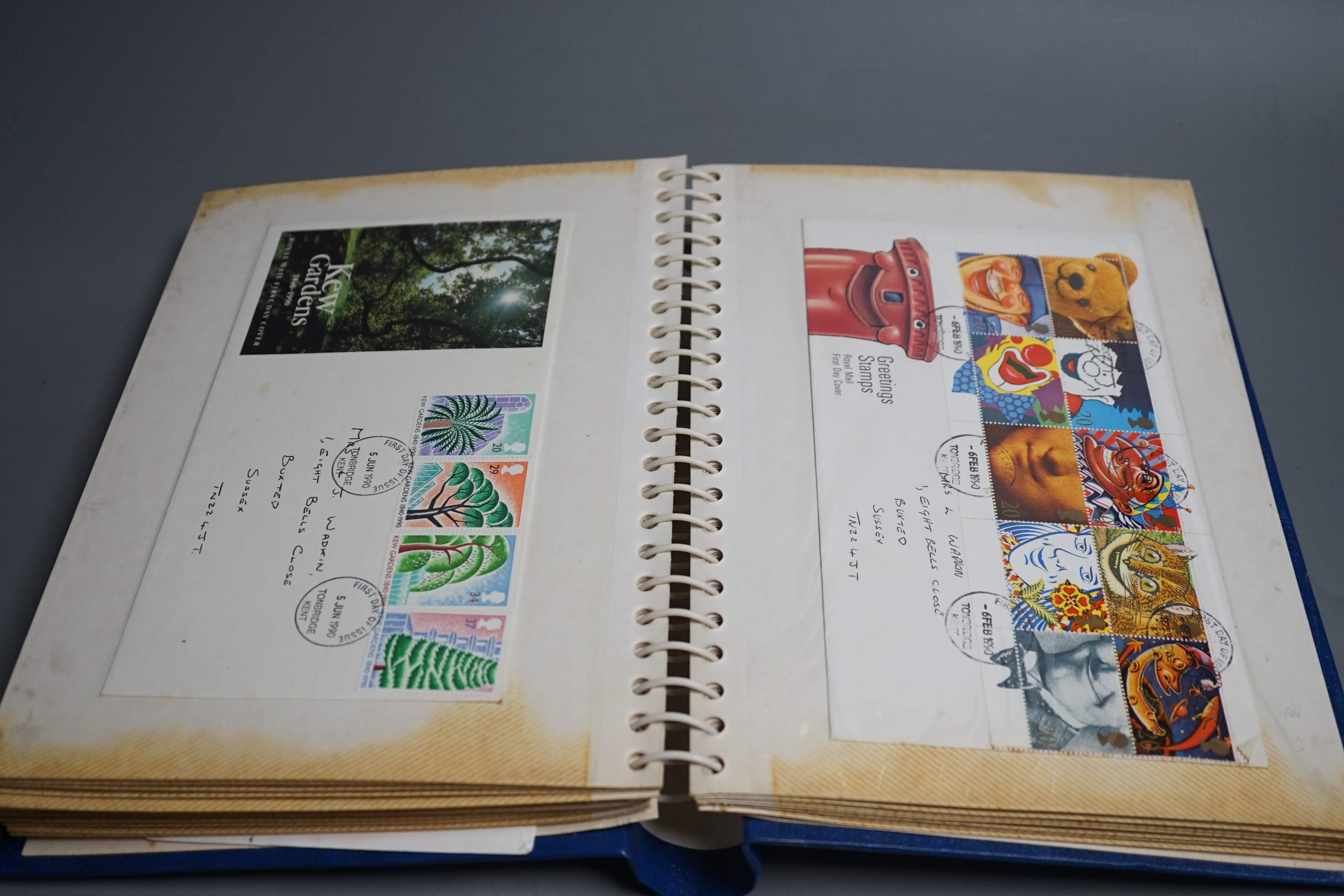 Three albums of Post Office First Day Covers and others loose